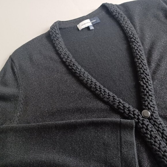 Jones Wear Studio One-button Shimmer Cardigan - Picture 3 of 16